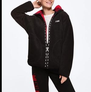 Victoria Secret Pink reversible sherpa